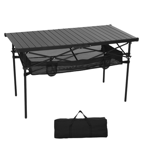 Black aluminum folding - black,