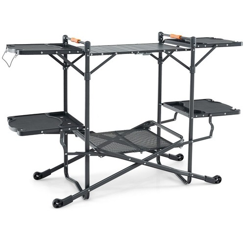 Outdoor camping kitchen table - camping,