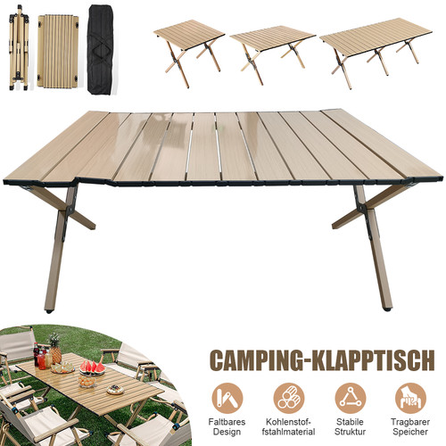 Folding camping table - folding,