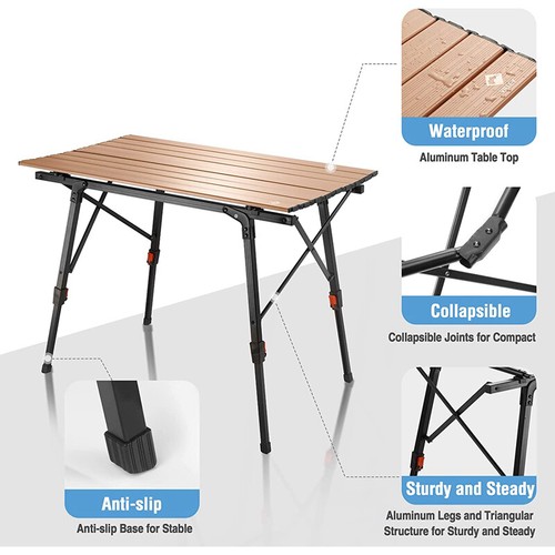 Villey portable camping table - camping,