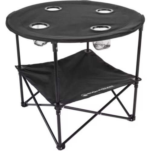 Portable black camp - black, with