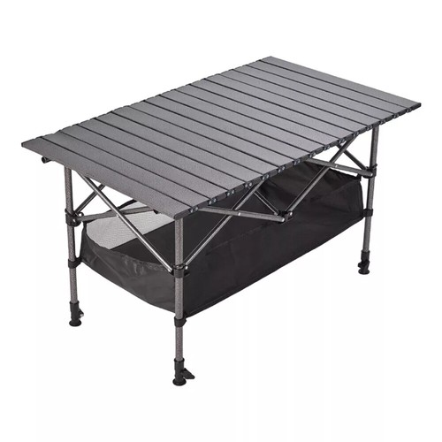 Portable roll camping - roll-up, table