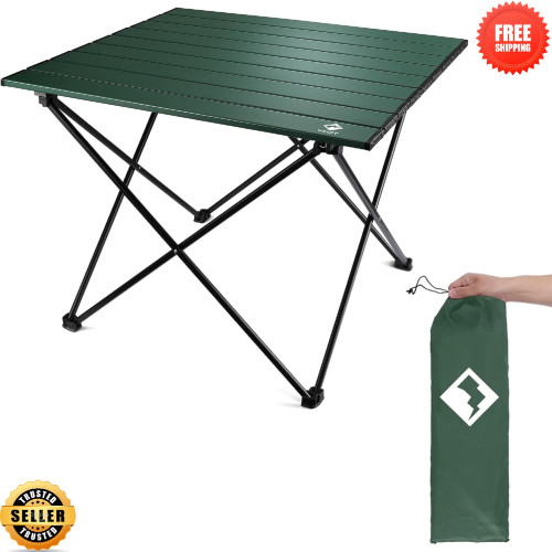 Portable folding camping table - portable,