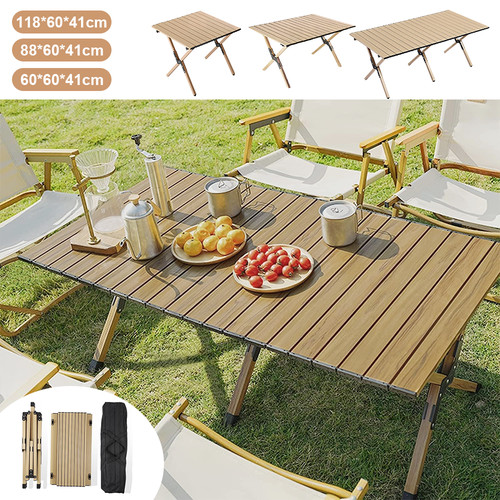 Folding camping table with bag - folding,