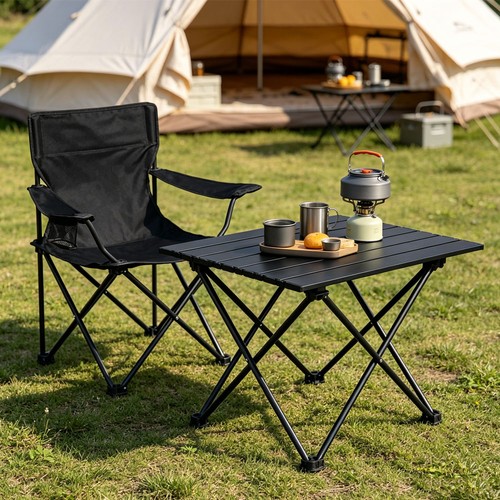 Foldable camping table - foldable,