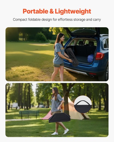 Aluminum roll camping - up, table