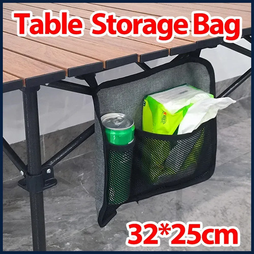 Table side storage bag - side,