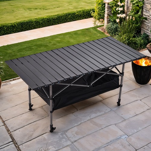 Folding camping table - camping,