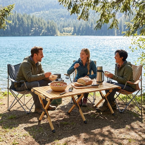 Folding camping table for - 48"folding,