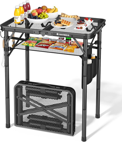 Folding grill table - folding,