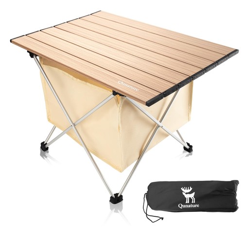 Portable folding camping table - folding,
