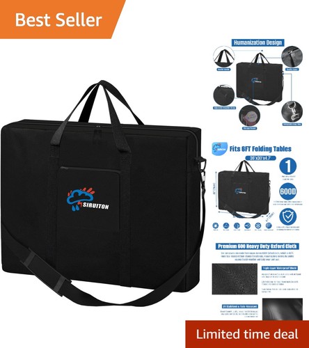 Portable 6ft table - carry, bag