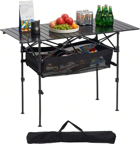 Folding camping table aluminum - camping,