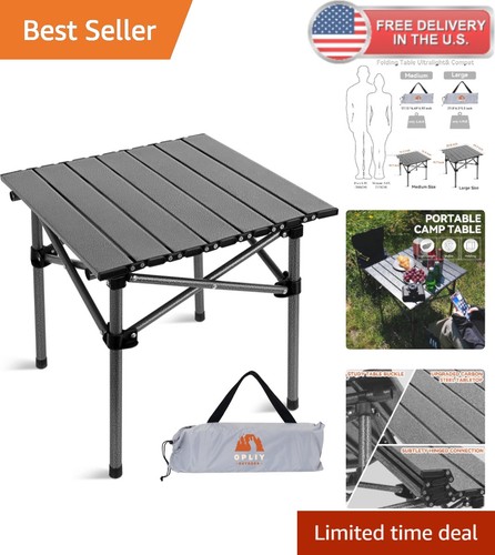 Folding camping table with - folding,