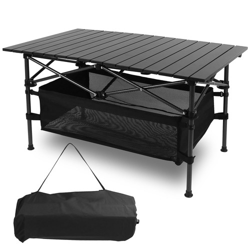 Camping table roll aluminum - camping, roll-up
